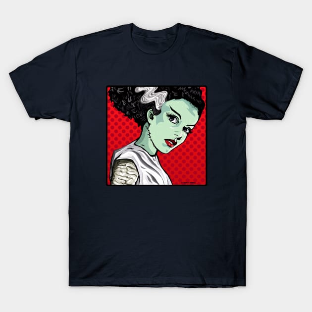 The Bride of Lichtenstein T-Shirt by FanboyMuseum